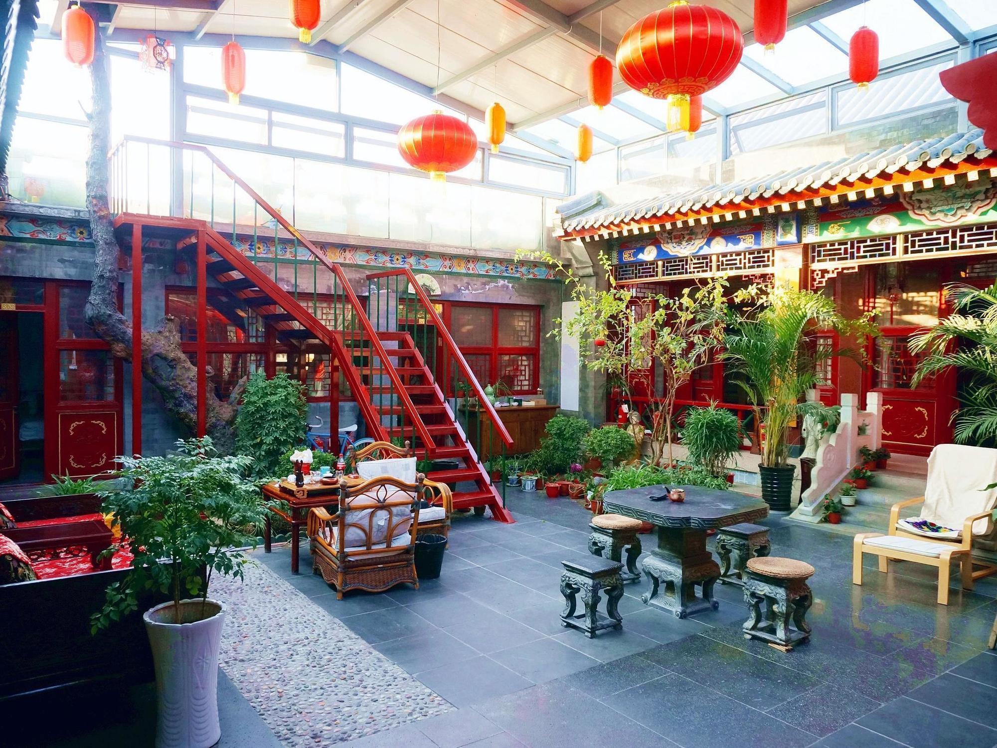 Templeside Deluxe Hutong Hotel Pekín Exterior foto